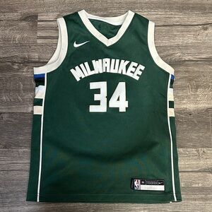 Nike Green Milwaukee Basketball Jersey